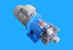 M PUMPS MODEL CM MAG M06 PUMPING CAUSTIC CLEANING SOLUTION