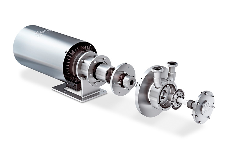 Sawa P pump exploded view