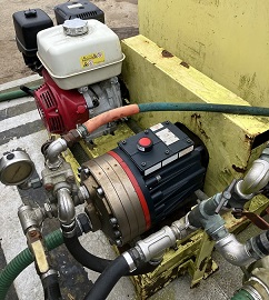 pump for plant care chemicals