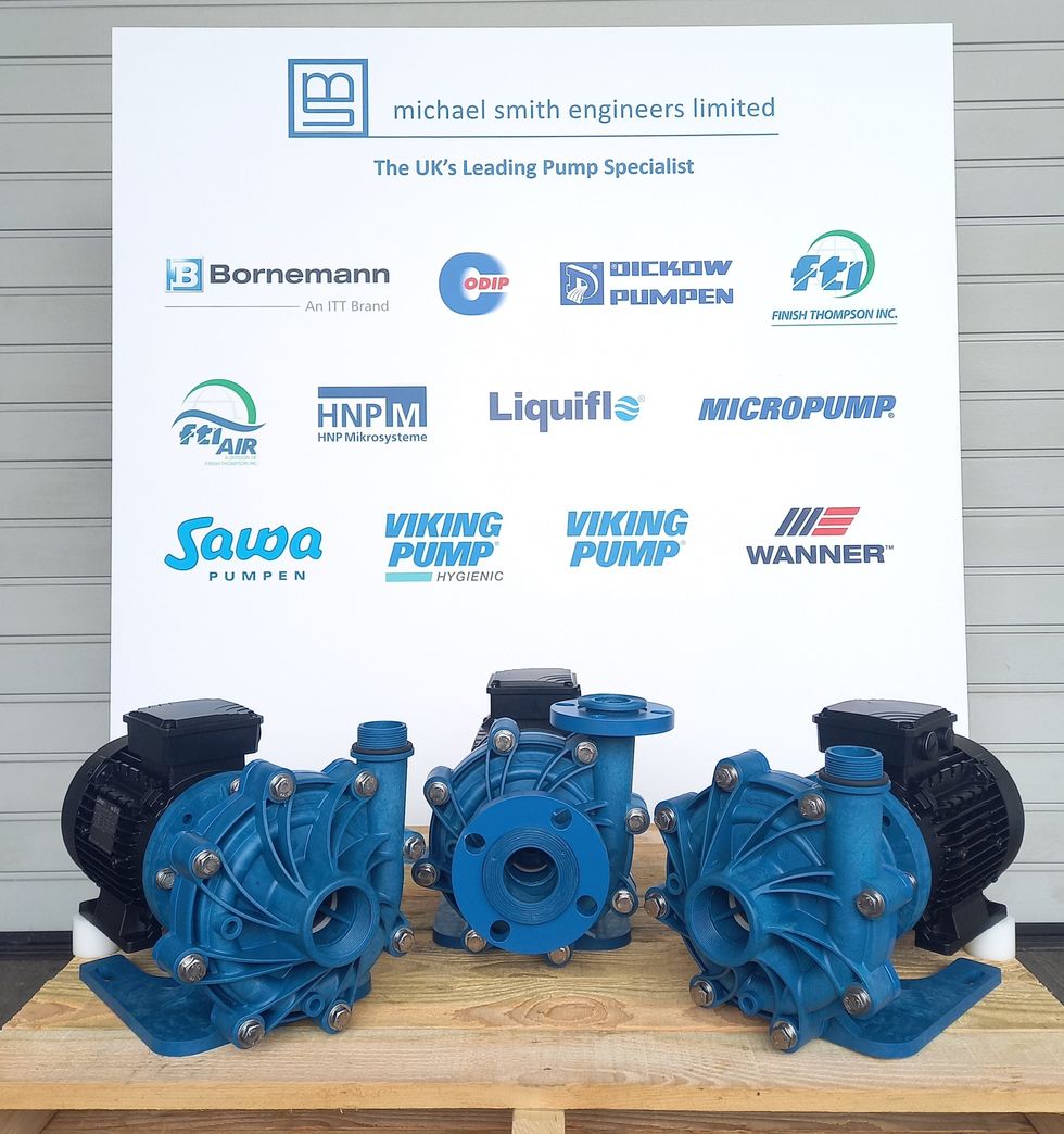 Finish Thompson plastic centrifugal pumps for liquid transfer